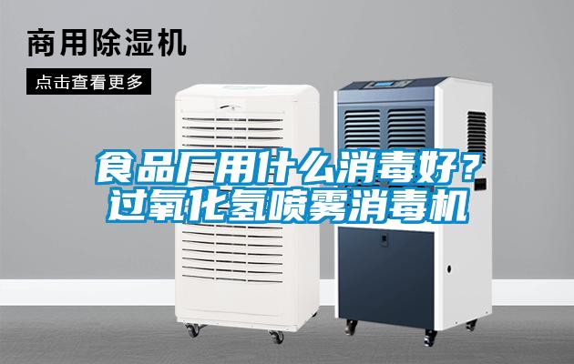 食品厂用什么消毒好？过氧化氢喷雾消毒机
